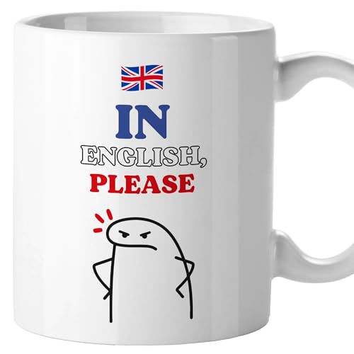 El Kraken Taza profesora, maestra, para profesor, profesores, infantil, primaria, tazas originales con frases divertidas y graciosas, Regalo fin curso, Cerámica 330 mL (In english, please)