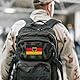 Deutschland patch,Deutschland Flaggen Patch,Reflective Germany Flag Patch,Patches Klett für Kleidung Rucksack Baseballkappe Uniform Weste