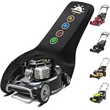 JosMega Push Lawn Mower Cover | 800D Heavy Duty Oxford | Double Needle Stitching | PU Waterproof | Back Seam Tape | Outdoor Windproof | Adjustable Webbing Buckle | Bottom Elastic Band | (Push)