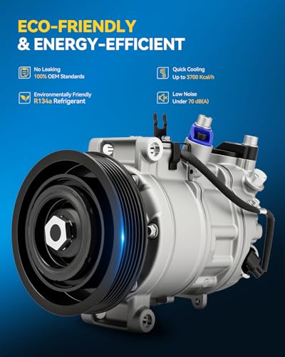 Image of PHILTOP Air Conditioner AC Compressor for 2021-2025 Q5 A4 /A5 Quattro A4 Allroad Q5 Sportback,2013-2017 Q5 3.0L,2013-2016 S4,2013-2017 S5,2014-2017 SQ5