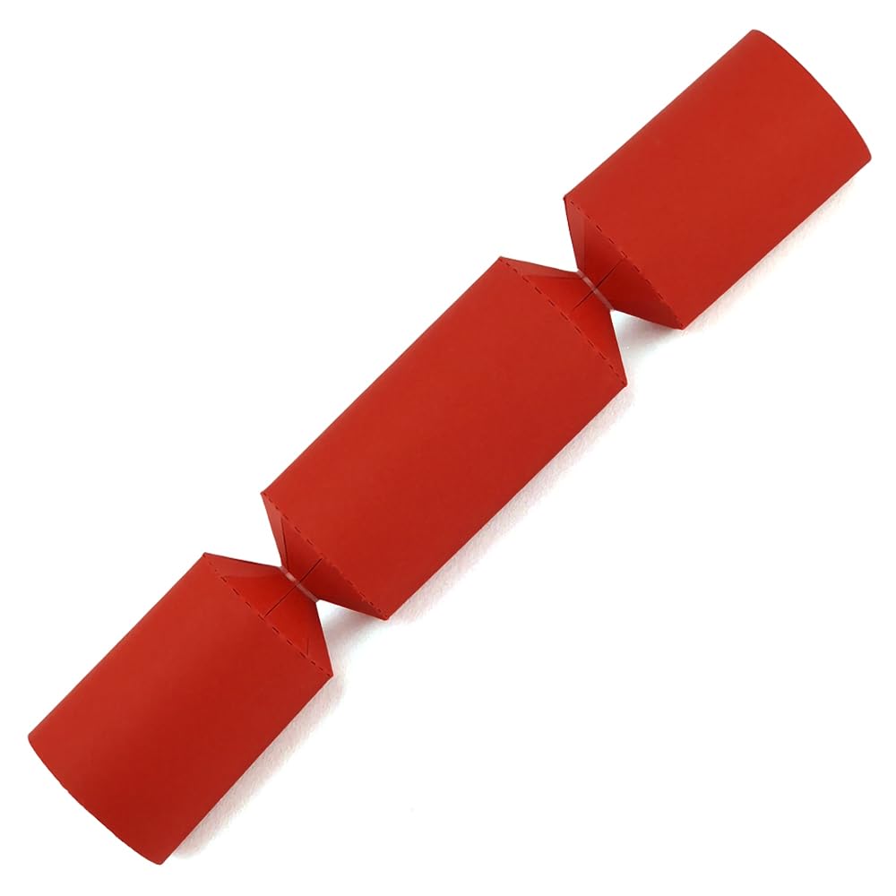Rich Red | Basic Set to Make 10 Small DIY Crackers | Eco Recyclable Kit