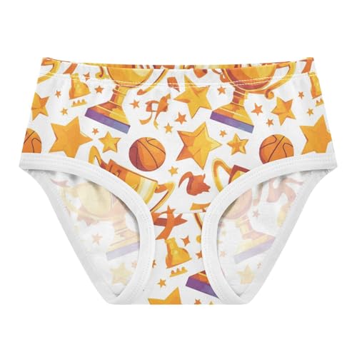 Wusikd Basketball Girls' Underwear Cotton Girls Briefs Soft Toddler Underwear 2T - Main Image