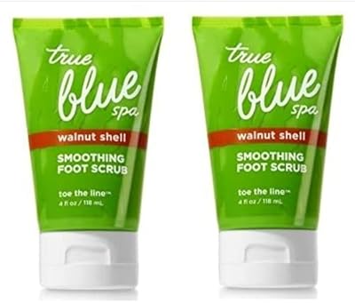 True Blue Spa 2 Pack Walnut Shell Smoothing Foot Scrub. Toe the line. 4 Oz
