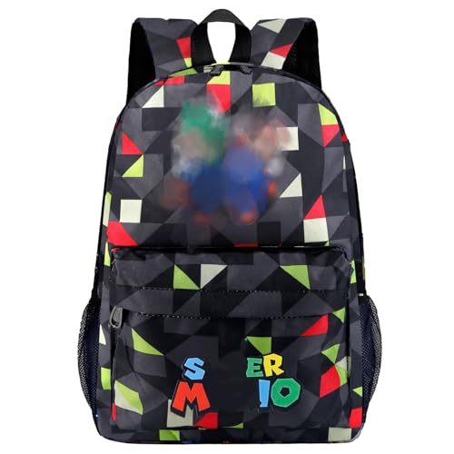 viallolipa Backpack for Kids and Teenagers Super Theme Rucksack School Bag with Zipped Compartments Kids Versatile Backpack Men Women Shoulder Bag Plenty of Storage fit Travel Days Out Sports