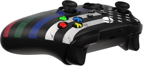 Image of Custom Controllerzz Wireless Controller for Microsoft Xbox Series X /S & Xbox One - Custom Soft Touch Feel - Custom Series X /S Controller (X /S Thin Line Tribute)