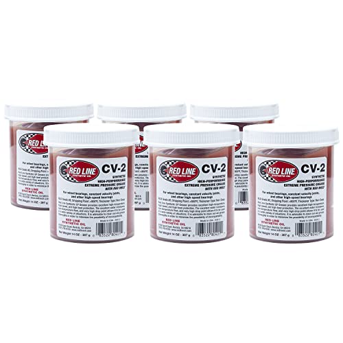 Red Line Oil 80422 CV-2 Grease with Moly - 6 (14 oz)
