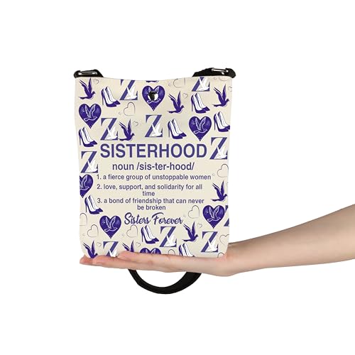 VAMSII Sorority Gift for Women 1920 Finer Women Crossbody Bag Sorority Big Sister Gift Sisterhood Gift for Her4