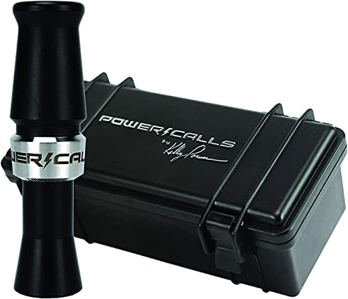 Power Calls Mallard Duck Call | Impulse | Maximum Volume Single Reed Acrylic Call for Competition and Waterfowl Hunting | Stealth Black