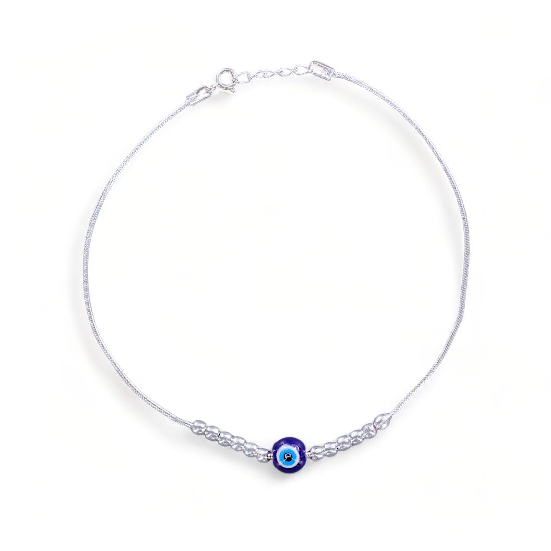 TARAASH 925 Sterling Silver Evil Eye Anklet for Women (B0CZRF75MC) Amazon Price History, Amazon Price Tracker