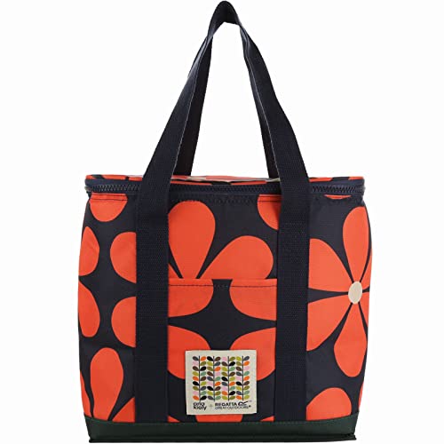 Regatta Orla Kiely Outdoor Camping 12L Carry Handles Cool Bag - Daisy Navy