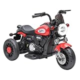 Zippy, Mini Moto Elétrica Infantil Halei Motor 5km Carregador Bivolt Farol LED e Som 80 cm - Vermelho