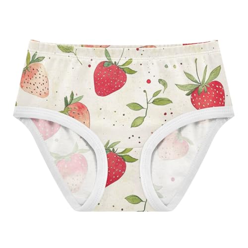 GuoChe Cotton Panties Underwear for Daily Wear Briefs Underwear for Girls in Sizes 2T,3T, 4T, 5T, 6Y and 8Y