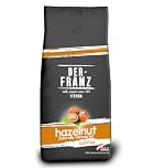 Der-Franz Coffee, flavoured with Hazelnut, Arabica and Robusta coffee beans, 1000 g
