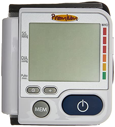 Premium Aparelho de Pressão Digital de Pulso - 2 pilhas/baterias do tipo aaa