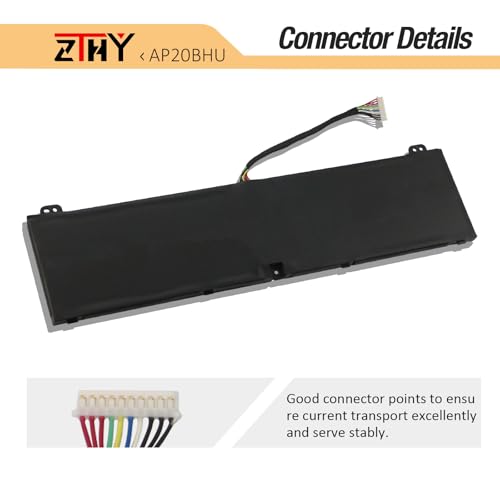 Image of ZTHY AP20BHU Laptop Battery Replacement for Acer Predator Triton 500 SE 16 inch PT516-51S PT516-52S PT516-51S-70TP PT516-51S-71Q2 PT516-51S-76LF PT516-52S-726W PT516-52S-73YD Series 15.2V 99.98Wh 6578mAh