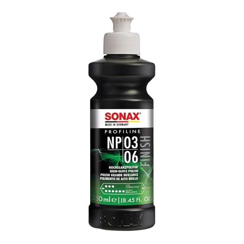 SONAX PROFILINE NP 03-06 (250 ml) zum professionellen Polieren von matten und verkratzten Lacken | Art-Nr. 02081410 1 SONAX PROFILINE NP 03-06 (250 ml) zum professionellen Polieren von matten und verkratzten Lacken | Art-Nr. 02081410