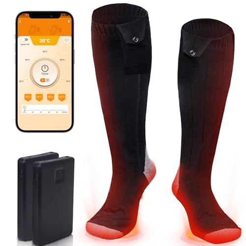 Heated Socks, Electric Heated Socks for Men Women, Electric Heated ...