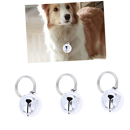 Toddmomy Pet Christmas Jingling Bells 10pcs Cat and Dog Bells Pet Collar Pendant Pet Accessories