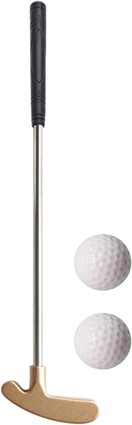 miini Golf Putter - Golf Putters For Men | Portable Kids Putter | Stainless Steel Shaft tp'r Grip | 2-Way | Zinc Alloy Head Anti-Rust, Accessories For Living Rooms Bedrooms School