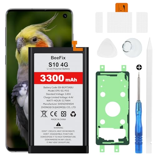 Batteria Modello compatibile: per Galaxy S10 4G SM-G973 (non applicabile a S10 5G).Nota: si prega di verificare il numero di modello sul retro del telefono prima dell'acquisto.