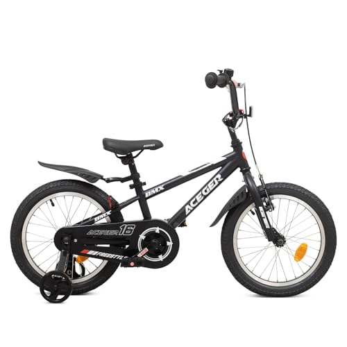 Image of ACEGER Kids Bike for Ages 2-12 Years Old Boys Girls and Toddler, 12 14 16 18 Inch Children Bicycle with Training Wheels, 20 Inch Bike with Kickstand, Multiple Colors.