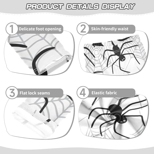 Spiderweb Girls Leggings,Workout Leggings for Girls Toddler Athletic Legging Size for 3-10T3