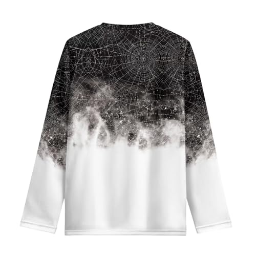 Image of Girls Long Sleeve Shirts Casual Crewneck Soft T-shirts for Girls 3-16 Years Old