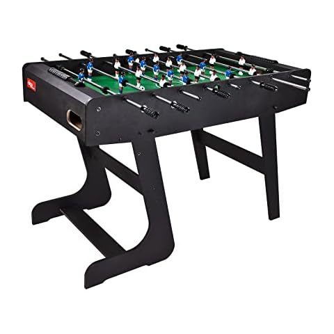 Tischfußball Folding Soccer Kicker Klappkicker Tischkicker Fußballtisch klappbar schwarz Cover