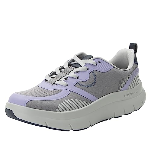 Alegria Rok n Roll Solstyce - Energizing Support for Effortless Movement - Slip-Resistant with Arch Support - Athletic Sneaker - Walking Shoes Solstyce Digital Lavender 9.5-10 M US