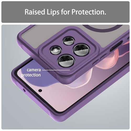 Image of Compatible with Moto G Play 2025 Case Cover,Compatible with MagSafe,Anti-Fall,Compatible with Motorola Moto G Power 2025 / Moto G 5G (2025) XT2513V T2513-1 Cell Protective Phone Case Purple