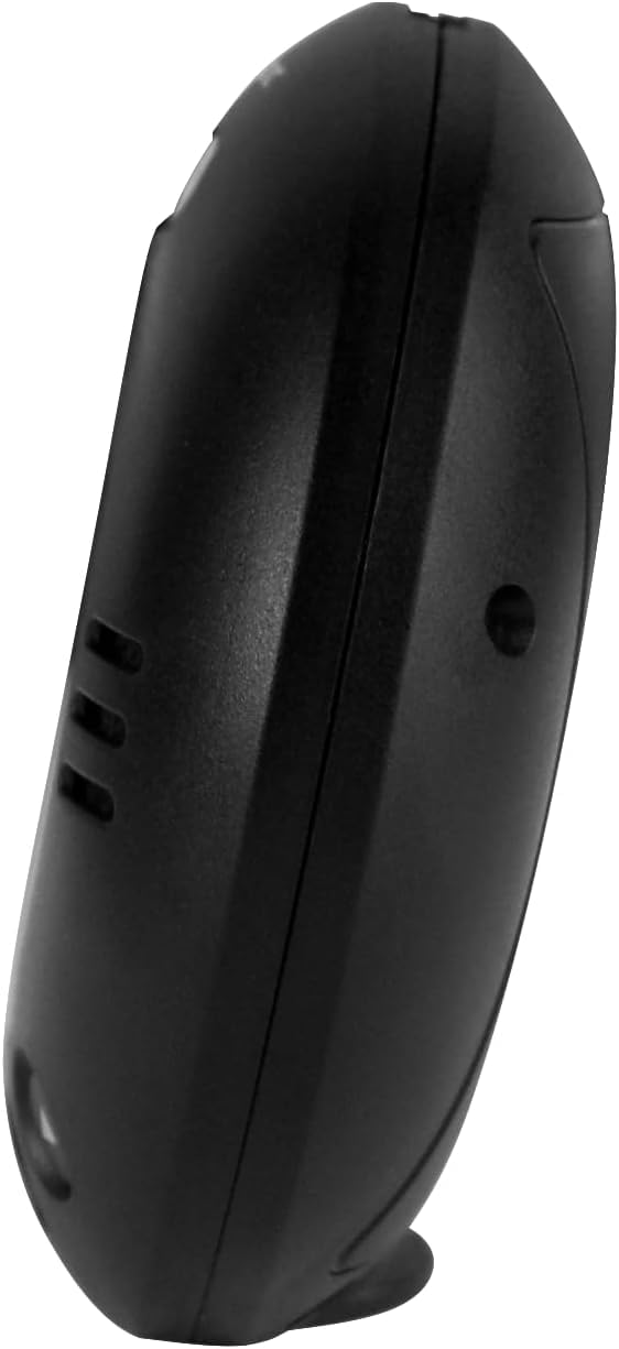 Geemarc Wecker mit Vibration, tragbar, mit lautem Klingelton von 75 dB, leuchtendem Blitz und integriertem Vibrationsalarm für Hörgeschädigte und Dicke Schläfer – der Wake 'n' Shake Voyager von