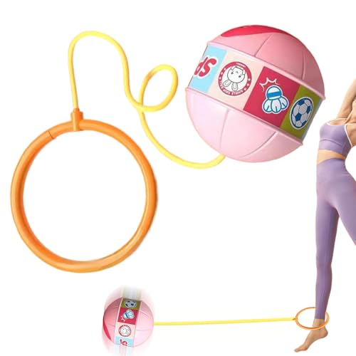 Pelota Saltar Tobillo para Niños,Pelota De Salto con LED Luminoso para Deportes - Juguete Deportivo Gimnasio para Adolescentes Adultos Jóvenes Casa Escuela Espacio Exterior Juego