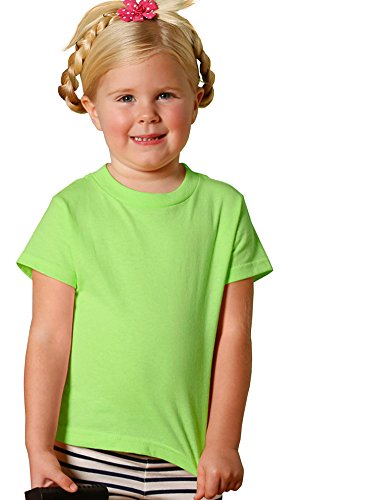 RABBIT SKINS Toddler Jersey T-Shirt, Key Lime, 4T