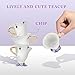 LEEPENK Cartoon Mrs Potts Teapot Beauty and Beast Teapot & Mug Chip Tea Set Cute Tea Cup Ideal Gifts for Girl and Home Decorationl