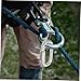 Amosfun 10Pcs Heavy Duty Stainless Steel D Ring Connectors Quick Link Chain Carabiner for Industrial Construction and Aviation Use Secure and Reliable Attachment