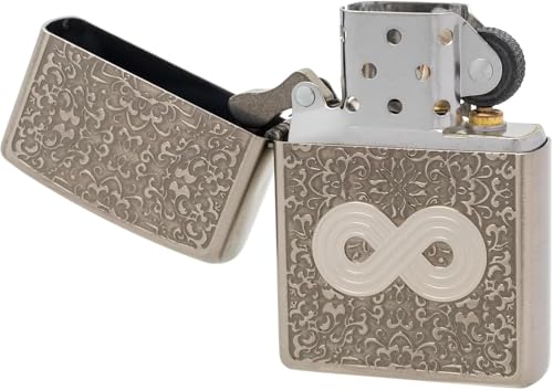 Encendedor Zippo Aceite Latón Vintage Nickel miniatura 4