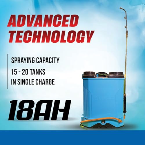 Image of SS GOLD Battery Operated Knapsack Sprayer 12V 18AH - High Pressure Spray, Knapsack Sprayer, 16 Litre Tank Capacity, for Spraying in Pesticides, Herbicides, Fungicides, Etc.