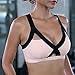 Produktbild Sport-BH, Bequemer Schlichter Rosa Bandage Cross Atmungsaktiver Sport-Yoga-BH, Hochelastisches, Schnell Trocknendes Nylon-Elasthan, Professioneller Yoga-Sport-BH Top Fitness Frauen Für Yoga Runnin