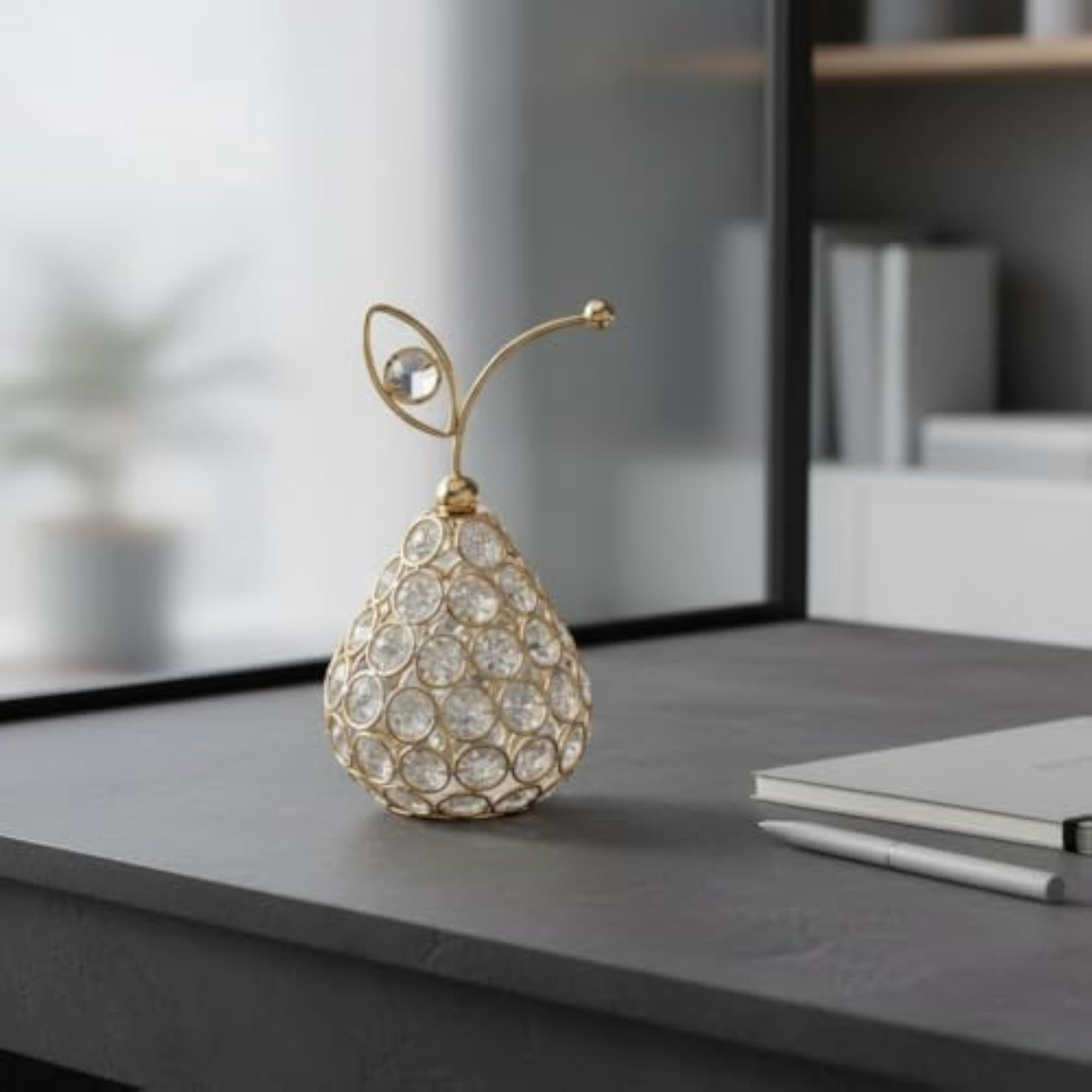 3 Pieces Decorative Crystal Pineapple Ornament Gift Idea