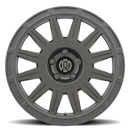 ICON Alloys Ricochet, Satin Black, 17 x 8/5 x 4.5,