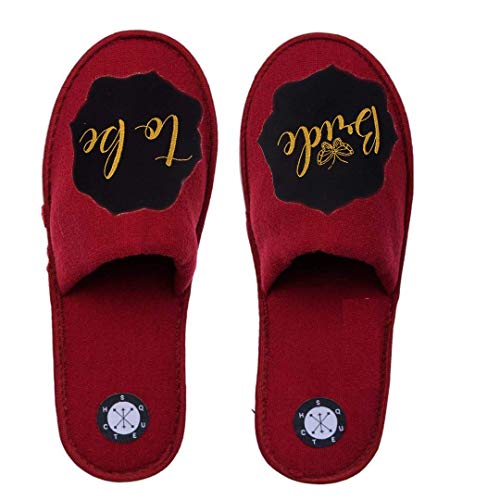 Image of BRIDE TO BE Home Slippers For Women And Props For Wedding Shoot & Gifting