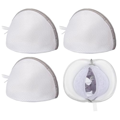 4 Stück Wäschenetz BH BH Wäschenetz für Waschmaschine Wäschesäckchen für Unterwäsche und Socken Halbkreisform 19 x 17 cm Schützt Empfindliche Kleidung