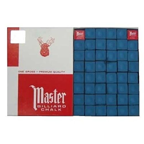 Master Billardqueuekreide - Brutto 144 Stück - Blau