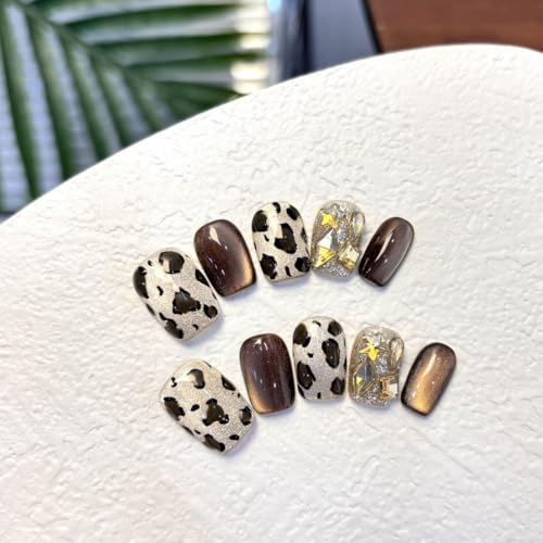 手作り ネイルチップ ミディアム 春 夏 和風 かわいい ショートラウンドつけ爪 コフィン 可愛い 付け爪 ドット10枚入 ネイルチップ