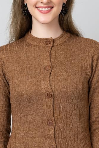 Image of HIFZAA Womens Woolen Long Cardigan Sweater for Women Winter wear for Ladies M to 4XL