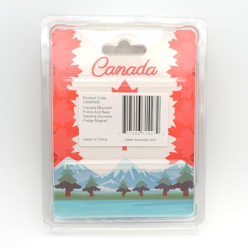 Imán decorativo de resina con diseño de Canadá miniatura 6