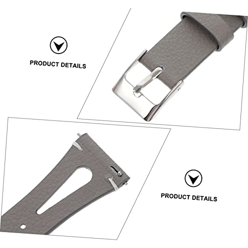 Lurrose Cowhide Watch Strap for Replaceable Fashion Band Comfortable Durable Design Easy Installation for Daily4