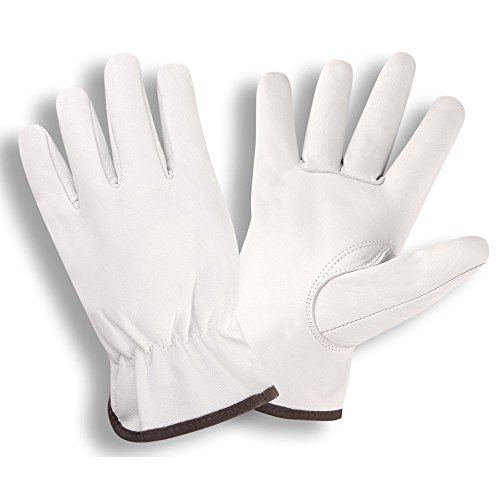 Cordova 8500 Premium Grain Goatskin Drivers Gloves, Keystone Thumb, Color Coded Cuff, Size: Large, Pack of 4 Pair