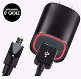 Encased ETA-U90JWE 2.1 Version 6ft USB Wall Charger Adapter Flashlight Cable for Smartphones & Tablets