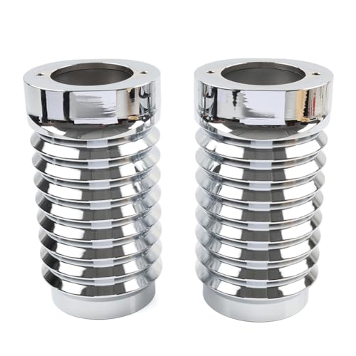 Liru CNC Retro Fork Slider Cans Covers Boot Chrome for Harley for Road King Models Motorbike